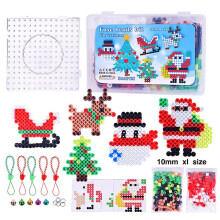 (Easter) 10mm Large Fuse Beads Kit Non-Toxic Melting Beads Christmas Easter DIY Craft Toy Multi-Color for Kids