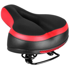 Leather bicycle saddle seat Reflective shock absorber Big Butt seat Mountain bike Dynamic bike seat