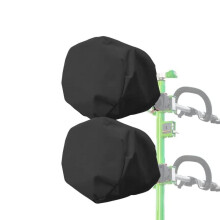 (Black, 31*40cm (pack of 2)) Lawn Mower Engine Cover, Universal Engine Protector Shield, Dust and Rain Proof Garden Tool, Black
