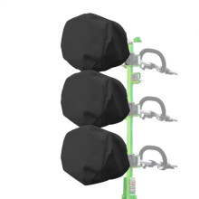 (Black, 31*40cm (pack of 3)) Lawn Mower Engine Cover, Universal Engine Protector Shield, Dust and Rain Proof Garden Tool, Black
