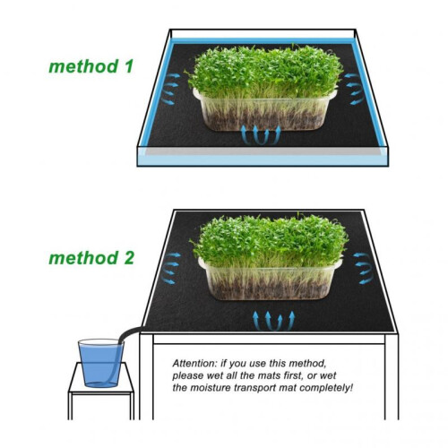 Self Watering Mat 120x100cm Automatic Plant Watering System Capillary Pad Hydroponic Garden Moisture 2