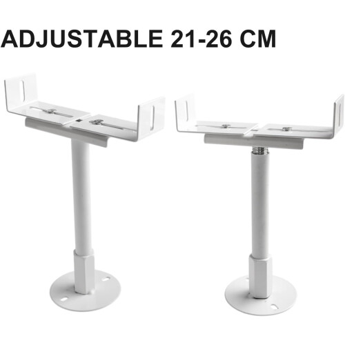 Aluminum radiator brackets, 2piece set with height adjustment (adjustable 21–26 cm) 1