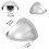 Security camera rain cover, dustproof shield, wall mount, sunshade, indoor or outdoor use 5
