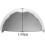 Security camera rain cover, dustproof shield, wall mount, sunshade, indoor or outdoor use 3