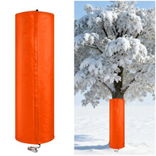 (Orange, 30*100cm) Plant Frost Cover Winter Tree Protection Wrap Palm Root Protector Garden Thermal Blanket Thickened Cold-Resistant 80cm 2-Pack
