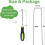U-Shaped Garden Stakes 3x15cm Galvanized Rust-Proof Yard Tent Pegs Set 5