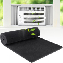 (black, (1pcs)40*100*0.8cm) Cuttable Air Vent Filter Cotton Washable Dust Proof Filter Pad for Home AC Vent Reusable 3 Pack