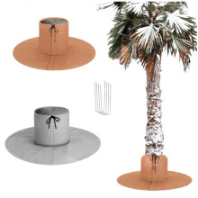 (gray) Plant Freeze Protection Cover Tree Winter Thermal Blanket Palm Root Protector Frost Guard for Garden, Green