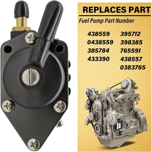 438559 Fuel pump For Johnson Evinrude outboard 25  140 HP Replace 385784 0438559 1
