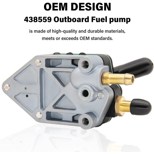 438559 Fuel pump For Johnson Evinrude outboard 25  140 HP Replace 385784 0438559 2