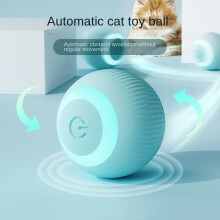 (Pink) Smart Rolling Ball Cat Toy Self-Entertainment Interactive Chew Resistant Dust-Free Cat Exercise Toy Pet Supplies