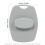 (grey1) Silicone Body Scrubber Exfoliating Bath Brush with Non Slip Handle 5