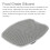 (grey1) Silicone Body Scrubber Exfoliating Bath Brush with Non Slip Handle 2