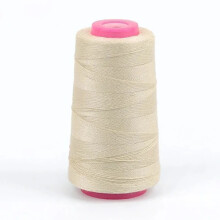 (Beige) 1300 Yards 203 Polyester Sewing Thread for Upholstery Jeans Canvas Sewing