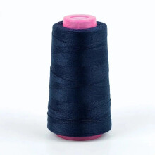 (Navy) 1300 Yards 203 Polyester Sewing Thread for Upholstery Jeans Canvas Sewing