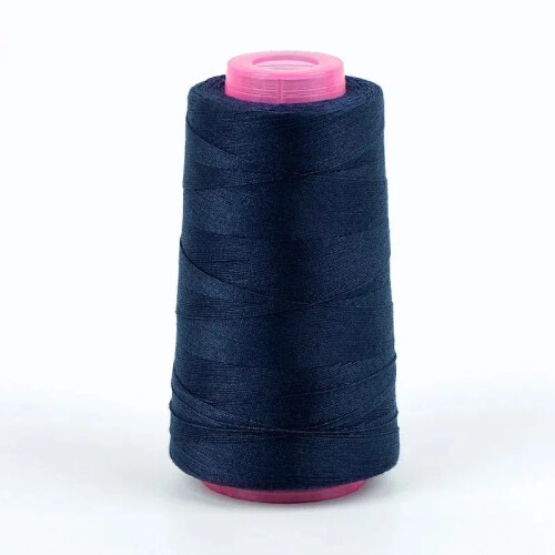 (Navy) 1300 Yards 203 Polyester Sewing Thread for Upholstery Jeans Canvas Sewing