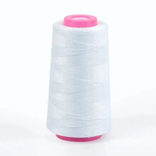 (Cool White) 1300 Yards 203 Polyester Sewing Thread for Upholstery Jeans Canvas Sewing