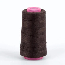 (Coffee) 1300 Yards 203 Polyester Sewing Thread for Upholstery Jeans Canvas Sewing