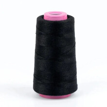 (Black) 1300 Yards 203 Polyester Sewing Thread for Upholstery Jeans Canvas Sewing
