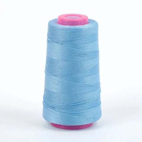 (Sky Blue) 1300 Yards 203 Polyester Sewing Thread for Upholstery Jeans Canvas Sewing