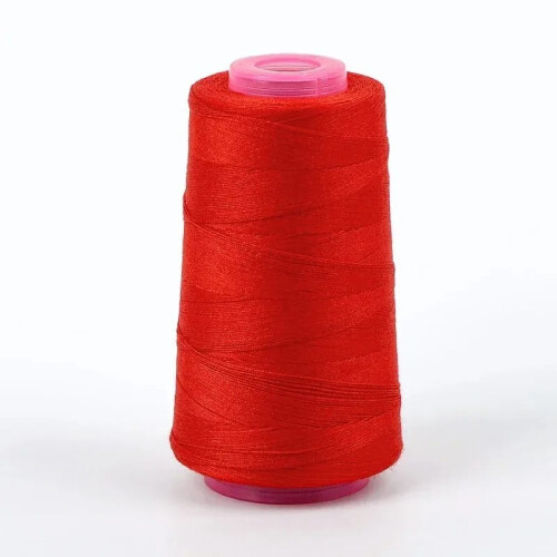 (Red) 1300 Yards 203 Polyester Sewing Thread for Upholstery Jeans Canvas Sewing