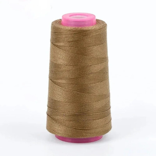 (Khaki) 1300 Yards 203 Polyester Sewing Thread for Upholstery Jeans Canvas Sewing