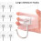 (Wall Hook-E / 2Pcs) Strong Self Adhesive Wall Hooks Door Hanger Transparent Waterproof Wall Hook 3