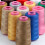 (Grey) 1300 Yards 203 Polyester Sewing Thread for Upholstery Jeans Canvas Sewing 2