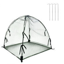 (Green, M-71*71*75cm) Plant Insect Net, Portable Easy-Install Garden Bug Net Cover, Garden Plant Mosquito Bird Protection Cover, White, Medium, 2 Pack
