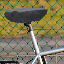 Bike Seat Cover Waterproof Sunproof Dustproof Outdoor Bicycle Saddle Cover Black