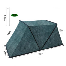 (Black, 80*34*35cm) Foldable Plant Sun Shade Cover Outdoor UV Protection Tent Garden Seedling Mosquito Net Cover Green
