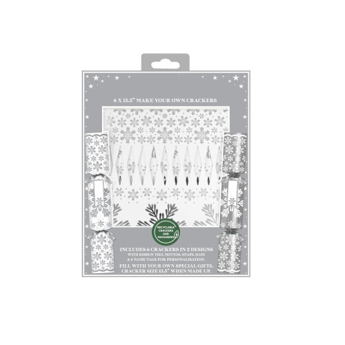 6 Make Your Own Christmas Cracker Kit Snowflake 2