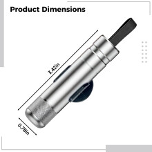 Auto safety hammer with tungsten steel breaker, multipurpose tool made of aluminum alloy, compact emergency design