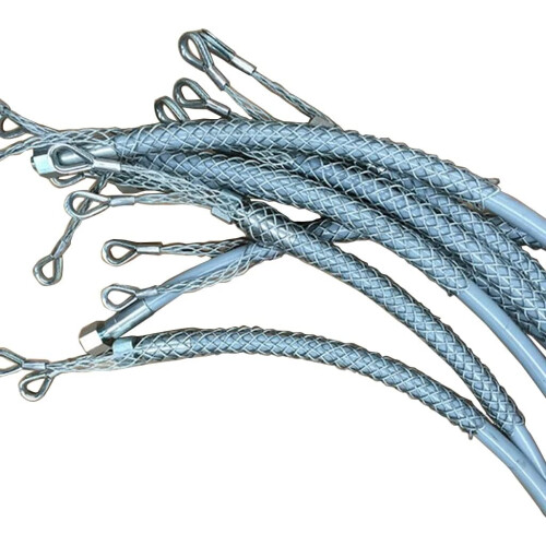 Pipe cable puller, galvanized, pulling grip, metal, cable, socks, network puller, tools for electricians 1