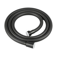 1.5/2/3 m PVC Shower Hose, Black Shower Hose, Extension, Bath Shower, Water Hose for Bathtub (Black, 300 cm) 300cm Black