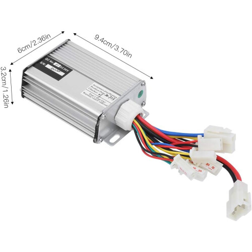 36V 1000W Brushed Controller, Bicycle Speed Controller Kit with Throttle 2