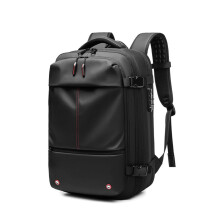 Airbag Backpack with Vacuum System, 60 L Expandable Backpack, Vacuum Compression Black