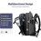 Airbag Backpack with Vacuum System, 60 L Expandable Backpack, Vacuum Compression Black 2