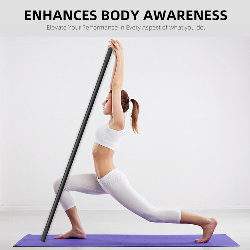 Fitness Stick with Comfortable Foam Handle, Flexible Exercise Bar for Improved Training 1