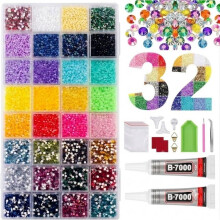 (4) 2.8mm Jelly Rhinestones Mix Color AB Resin Flatback DIY Craft Decoration Beads