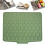Silicone Dish Drying Mat, NonSlip HeatResistant  Drip (Green) 1