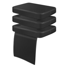 Barber Booster for Kids, 3-Layer Adjustable Children Salon Booster for Hair Cutting with 45D Sponge