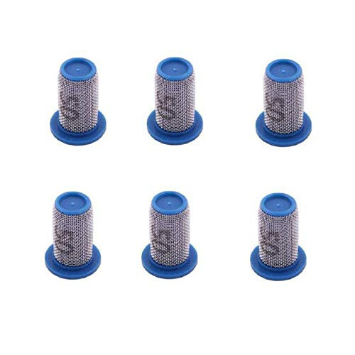 Pack of 6  Teejet Poly Check Valve Tip Strainer w/SS 50 Mesh Opens @ 5 PSI  4193APP550SS