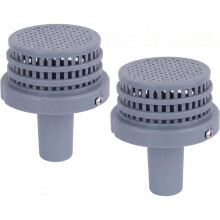 2-Pack Poolfilteraansluiting voor Boven Grond Zwembad - 11070 & 11072 Vervangonderdelen, voor 25022E 26005E