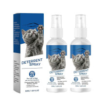 (2pcs) 50ml Cat Repellent Spray, Cat Deterrent Spray Anti Scratch Cats Sprays for Furniture and Sofa Protection, Non-Irritating and Residue-Free