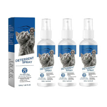 (3pcs) 50ml Cat Repellent Spray, Cat Deterrent Spray Anti Scratch Cats Sprays for Furniture and Sofa Protection, Non-Irritating and Residue-Free