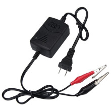 12V 1300mA Sealed Lead Acid (SLA) Battery Charger, Trickle Charger for Car Battery with Short Circuit Protection US Plug