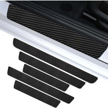 Skoda Octavia III/3 Combi (Estate Type 5E from 2017) Carbon Fiber Car Door Sill Protector, Door Entry Guard Sticker Edge Protection Car Accessories