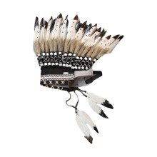American Indian Chief Native Feather Headdress for Men and Women  Carnival Style