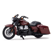Mini Moto Toy 1:18 Scale Road King Special 2017 Red Black DieCast Motorcycle Model Collector's Toy (Red)
